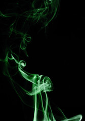 Cello / trails of smoke captured and coloured