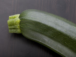 Green zucchini piece