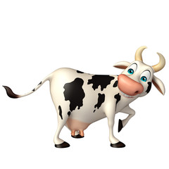 fun Cow funny cartoon character