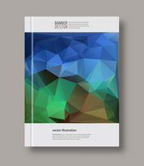 Fototapeta premium Abstract geometric background.