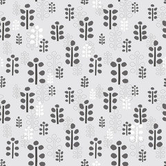 Obraz premium Abstract plants background. Seamless pattern.Vector.抽象的な植物パターン
