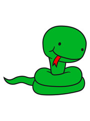 sweet little cute baby kawaii child snake comic cartoon