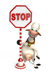 cute Cow cartoon character
