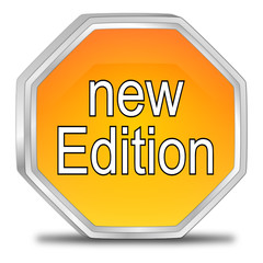 New Edition Button - 3D illustration