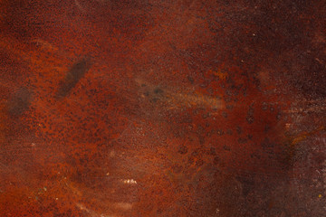 rugged and weathered red metal texture
