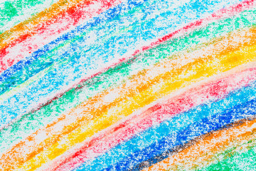 Chalky textures the paper