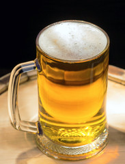 beer glass of beer