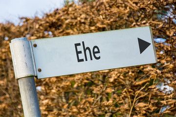 Schild 92 - Ehe