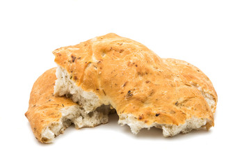 tortilla bread isolated