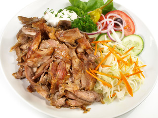 Gyros mit Salat