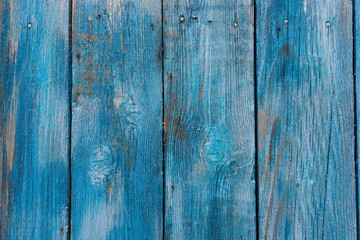 Rough blue wooden texture