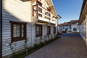 White wooden house
