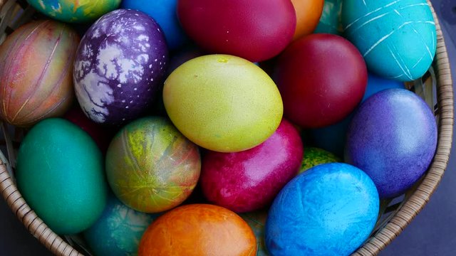 Easter eggs. Eastern Orthodox tradition.