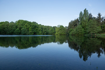 Fototapeta na wymiar Lake view at Krefeld