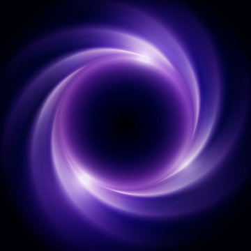 Black Hole in Outer Space. Abstract background