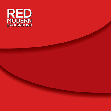 Red Graphic Background Vector Illustration.