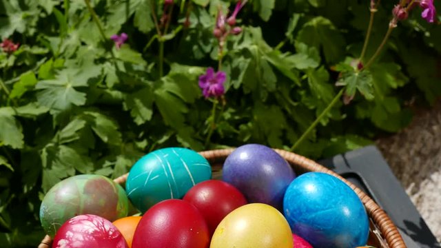 Easter eggs. Eastern Orthodox tradition.