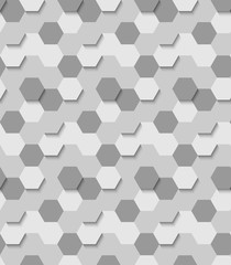 Fototapeta na wymiar Abstract pattern of hexagons.