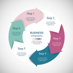 Vector infographic template