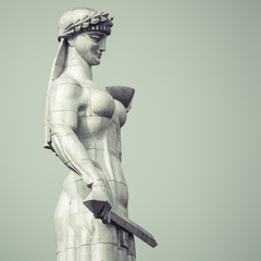 Obraz premium Famous Mother Georgia statue in Tbilisi, Georgia