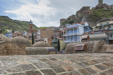 Sulphur baths in Abanotubani district of Tbilisi, Georgia