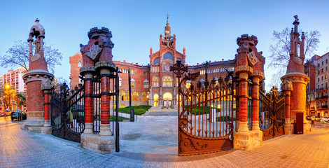 Obraz premium Hospital Sant Pau in Barcelona, Spain