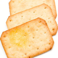 Cracker isolated on white