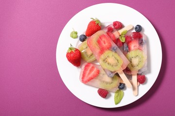 ice cream popsicles