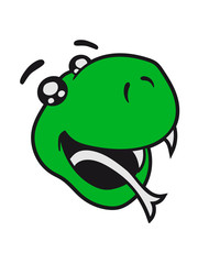 face head sweet little cute child baby snake comic cartoon