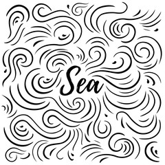 Sea vector art.