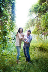 Fototapeta premium Happy family portrait