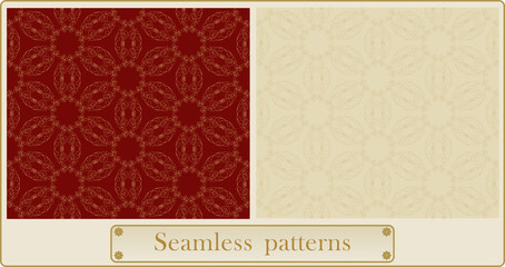 Vector damask seamless pattern.