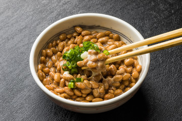 普通のなっとう　Common natto (soybean) 
