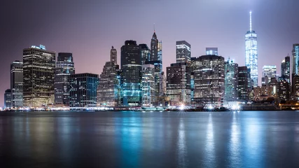 Fototapeten Skyline von New York Manhattan © chrislhasl