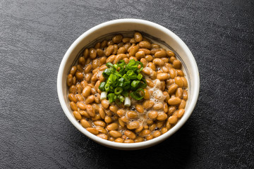 普通のなっとう　Common natto (soybean) 