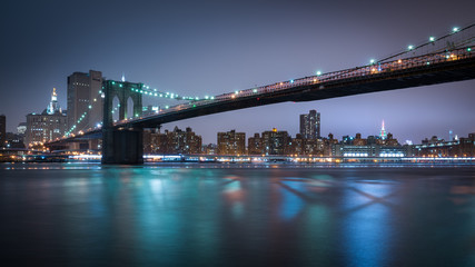 Naklejka premium Brooklyn Bridge New York USA