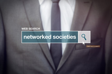 Networked societies web search bar glossary term