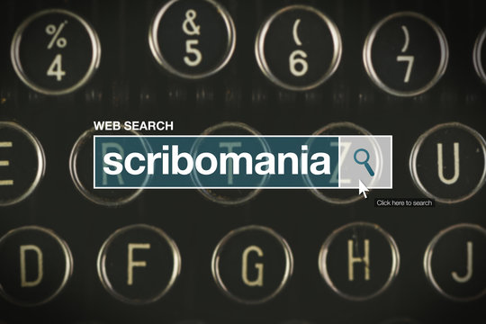 Scribomania web search bar glossary term