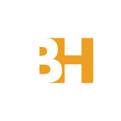 BH Logo | Vector Graphic Branding Letter Element | jpg, eps, path, web, app, art, ai | White Background