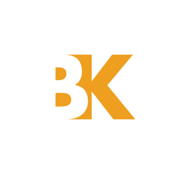 BK Logo | Vector Graphic Branding Letter Element | jpg, eps, path, web, app, art, ai | White Background
