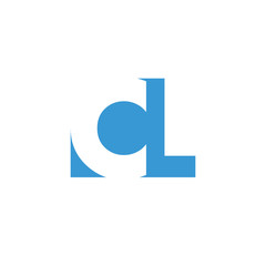 Obraz premium CL Logo | Vector Graphic Branding Letter Element | jpg, eps, path, web, app, art, ai | White Background