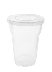 Plastic container / Plastic container on white background.