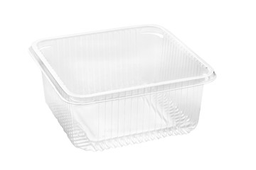Plastic container / Plastic container on white background.