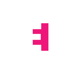 EI Logo | Vector Graphic Branding Letter Element | jpg, eps, path, web, app, art, ai | White Background