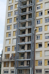 travaux sur la façade