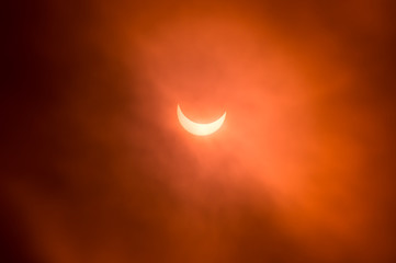 Partial solar eclipse