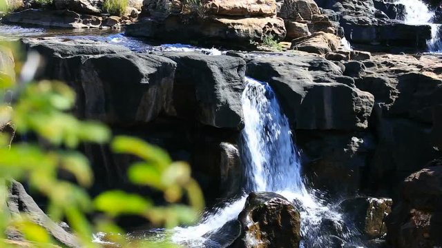 Republic of South Africa - Mpumalanga province. Bourke's Luck Potholes - series of cascades on the Treur River (where the Treur River joins the Blyde River at the start of the Blyde River Canyon)
