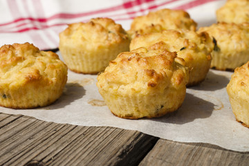 Tasty and healthy cakes muffins vegetables