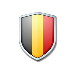 Belgium Shield sign