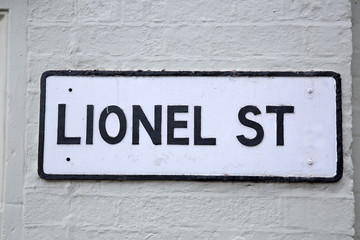 Lionel Street Sign, Birmingham